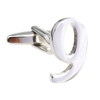 Number Nine Cufflinks Half Pair