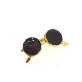 Alfiler Gafas de Sol Dorado 25x10mm - Gemelolandia