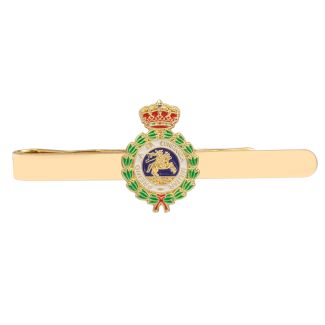 Saint Hermenegildo Medal Shirt Cufflinks - 13x20mm - Color Enameled - Tie Clip