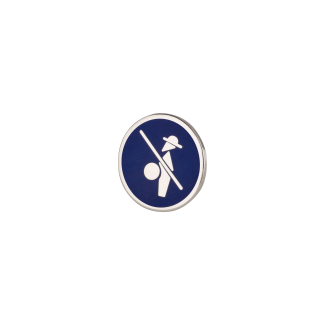 Broche de Solapa Alma Hispania Quijote Esmaltado en Azul 18mm - Gemelolandia