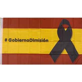 Bandera España Gobierno Dimision 90x150cm - Gemelolandia