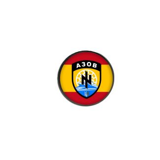 AZOV Spain flag 16mm Magglass Pin