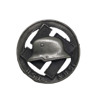 Broche Veteranos Aleman Der Stahlhelm WWII 20mm Recreación Histórica-Réplica Militar - Gemelolandia