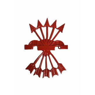 Broche Falange Española Rojo 55mm - Gemelolandia