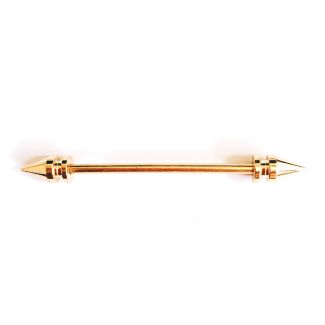 Collar Bar Alfiler de Cuello Golden Arrow 01