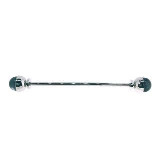 Collar Bar Alfiler de Cuello Piedra Negra - Gemelolandia