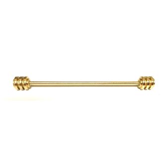 Collar Bar Alfiler de Cuello Square in Gold 01