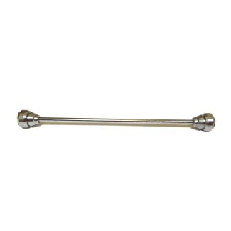 Collar Bar Alfiler de Cuello Square in Steel White Stone 01