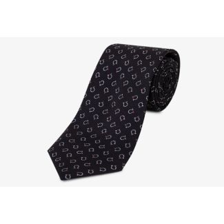 Corbata de Seda Twill Cartagena Azul Marino - Gemelolandia