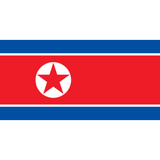 Bandera Corea del Norte 90x150cm  - Gemelolandia