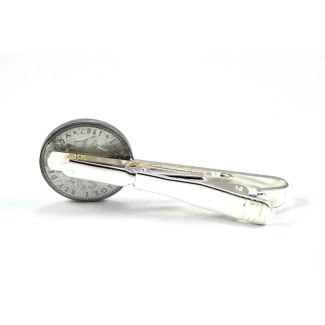 Peseta 1987 Aluminum Tie Clip