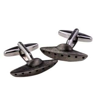 emelos de Camisa Platillo Volante UFO Cufflinks 3D - Gemelolandia