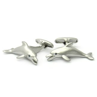 Gemelos para camisa Delfín 3D- Shark Safari Collection 01