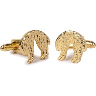 Gemelos de Boda Orden de Caballería Toison de Oro Dorado 2cm - Gemelolandia