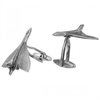 Gemelos de Camisa Avion Bombardero Vulcan 3D 35mm - Gemelolandia
