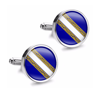 Gemelos de Camisa Magglass Banderas Regiones Francia Champagne - Gemelolandia