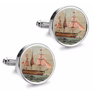 Gemelos de Camisa Magglass Barcos Nº3 16mm - Gemelolandia