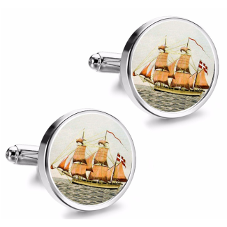 Gemelos de Camisa Magglass Barcos Nº5 16mm - Gemelolandia