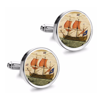 Gemelos de Camisa Magglass Barcos Nº6 16mm - Gemelolandia
