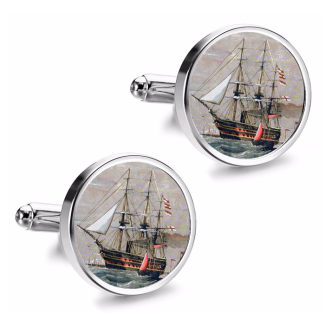 Gemelos de Camisa Magglass Barcos Nº7 16mm - Gemelolandia