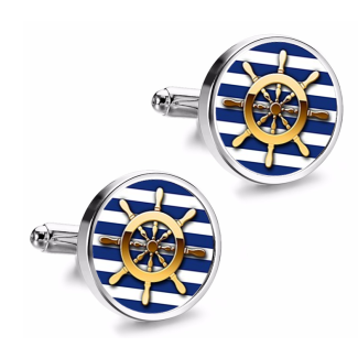Gemelos de Camisa Magglass Nautico Nº21 16mm - Gemelolandia