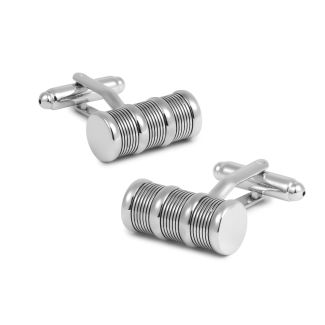Gemelos de Camisa Tubular Plated Lines 20x8mm Gemelolandia