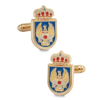 Gemelos del Escudo del Estado Mayor de la Defensa - comprar gemelos militares Gemelolandia