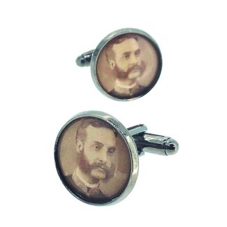 Gemelos para Camisa Alfonso XII Rey de España - Gemelolandia