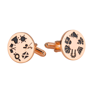 Gemelli camicia ALMAHISPANIA 6+6 Rose 18mm