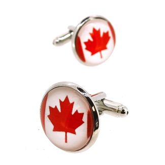 Gemelos para Camisa Bandera de Canada Redonda  - Gemelolandia