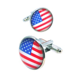 Gemelos para camisa Bandera de Estados Unidos-Gemelolandia