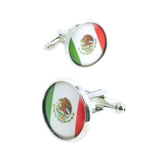Gemelos para Camisa Bandera de México Redonda  - Gemelolandia