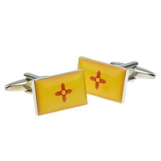 Gemelos para camisa Bandera de Nuevo Mexico USA - Gemelolandia