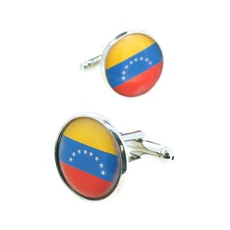 Gemelos para Camisa Bandera de Venezuela Redonda  - Gemelolandia