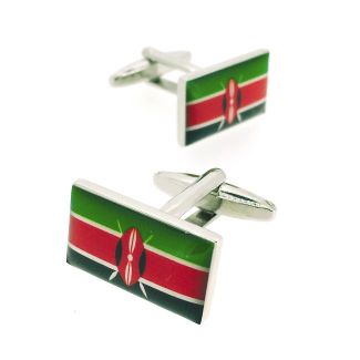 Gemelos para Camisa Bandera Nacional de la República de Kenia - Gemelolandia