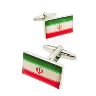 Gemelos para Camisa Bandera Nacional de la República Islámica de Irán - Gemelolandia
