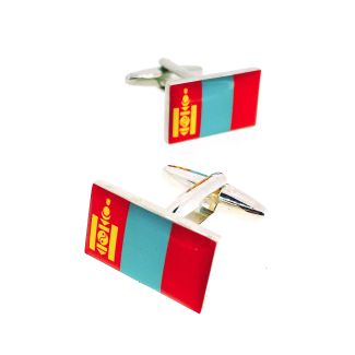 Gemelos para Camisa Bandera Nacional de la República Popular de Mongolia - Gemelolandia
