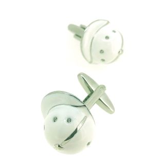 Gemelos para Camisa Casco de Polo Blanco - Gemelolandia