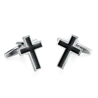 Gemelos para Camisa Cruz Cristiana Negra - Gemelolandia