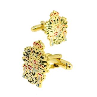 Gemelos para Camisa Cruz Templaria Patada Acero  - Gemelolandia