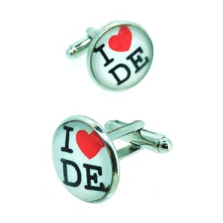Gemelos para camisa I Love Deutchland-Gemelolandia