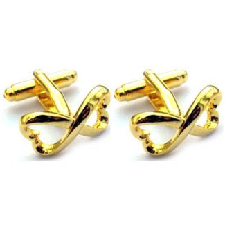 Gemelos para Camisa Infinito Corazón Dorado - Gemelolandia