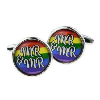 Gemelos para camisa Mr &Mr LGTBI-Gemelolandia