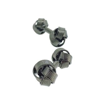 Gemelos para Camisa Nudo Double Black Premium Edition - Gemelolandia