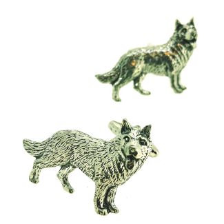 Gemelos para Camisa Perro Pastor Aleman 3,8 x 2,5 cm - Gemelolandia
