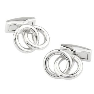 Gemelos para Camisa Plated Interlaced Rings - Gemelolandia