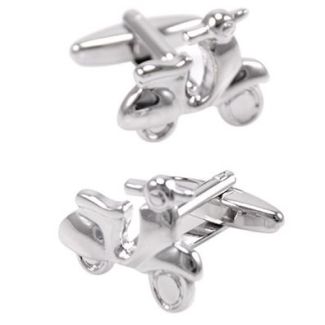 Gemelos para Camisa Scooter Acero 01 - Gemelolandia