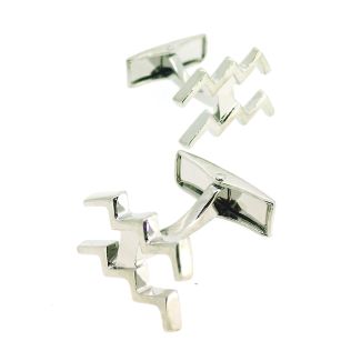 Gemelos para Camisa Símbolos del Zodiaco Acuario Acero - Gemelolandia