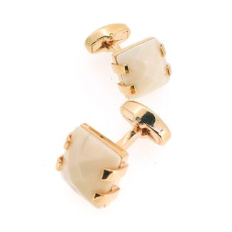 Gemelos para Camisa White Stone Engarced 1 - Gemelolandia
