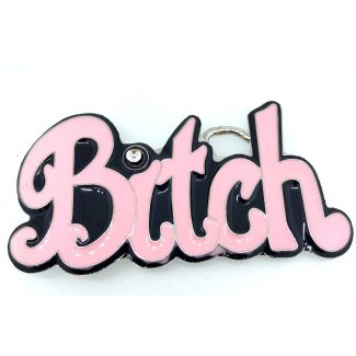 Hebilla de Cinturón Bitch 11x5cm-Gemelolandia